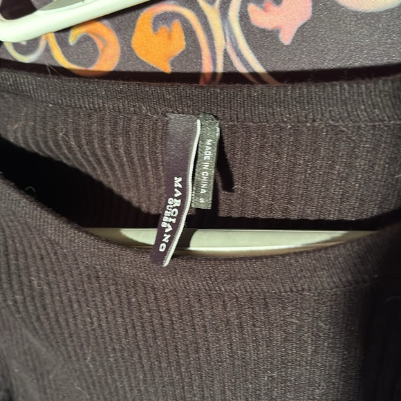 Guess by Marciano  Laced Sleeve Ribbed Knitting Black Size Small - Picture 2 of 4